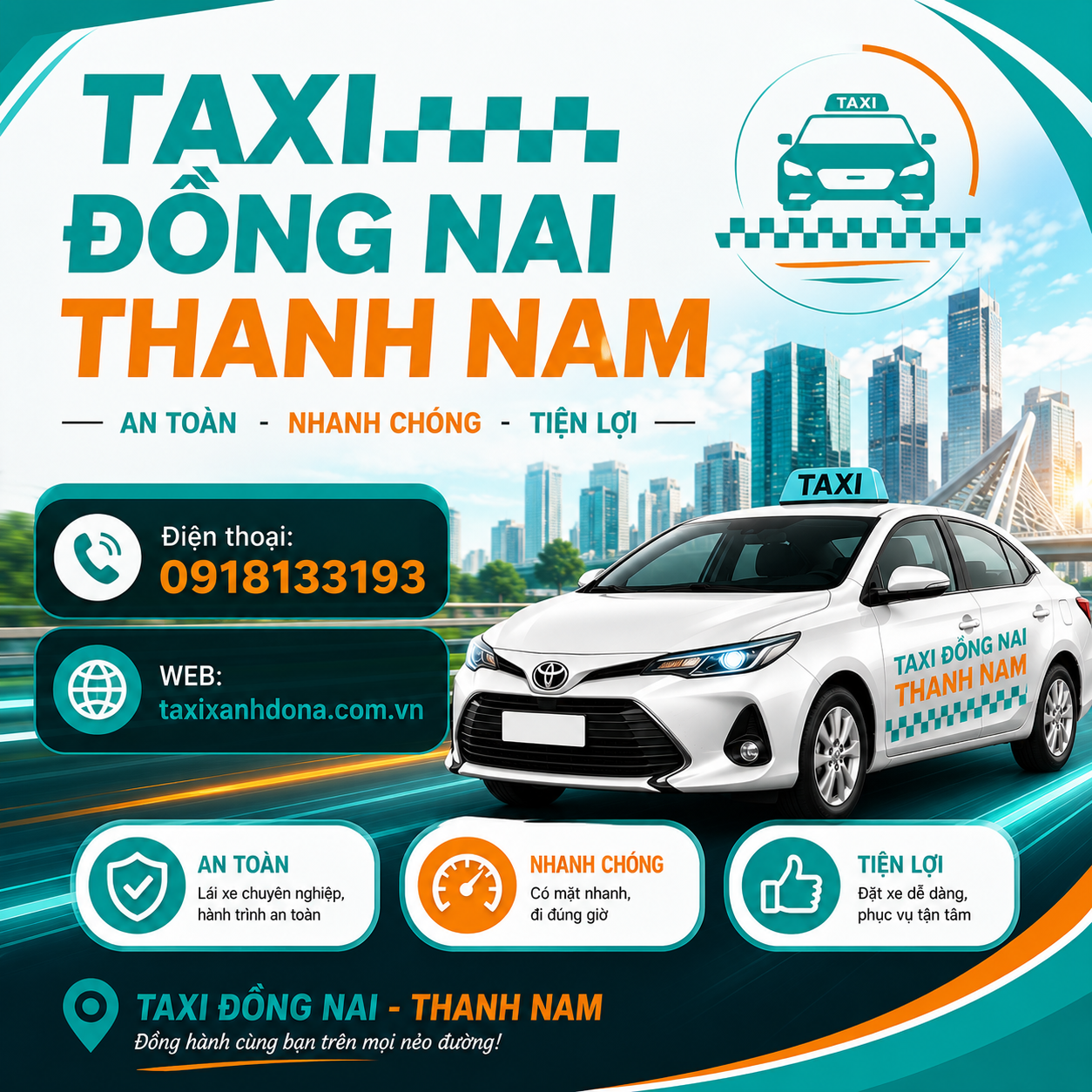 taxi Biên Hòa giá rẻ