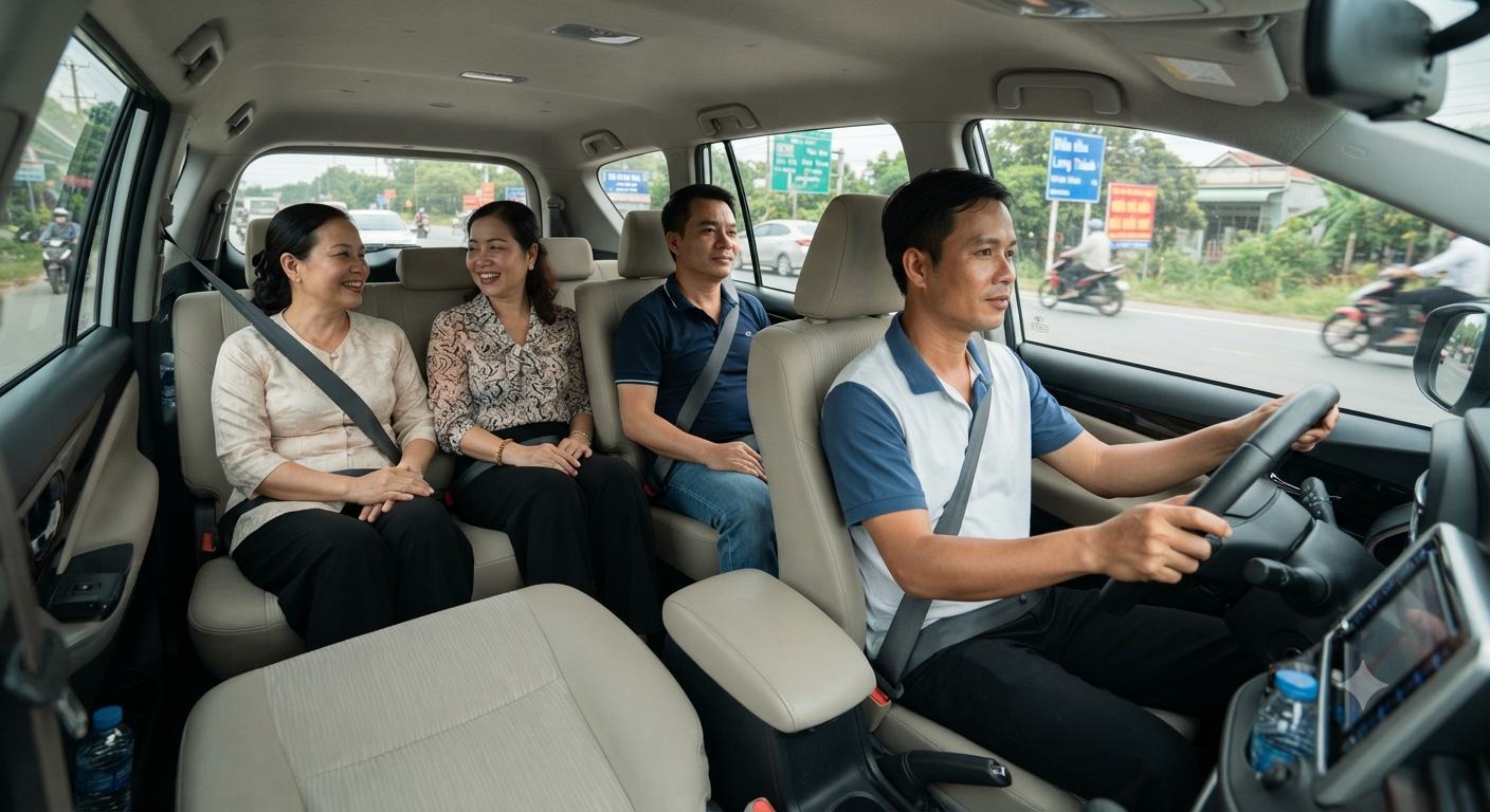 Số lượng hành khách và không gian thực tế
